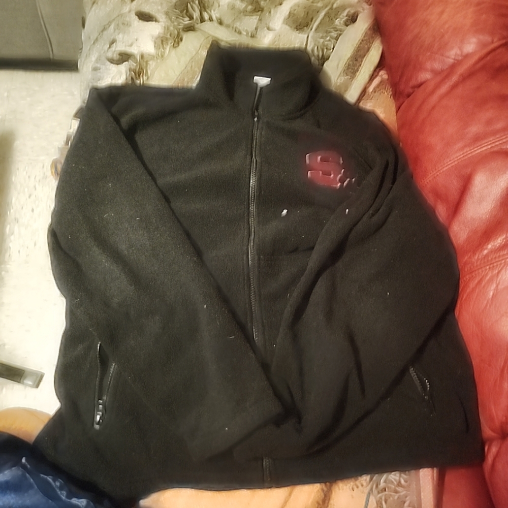 Colorado Clothing Zip Up Jacket With An S AND PAW PRINT Men Or Women Sz Lg